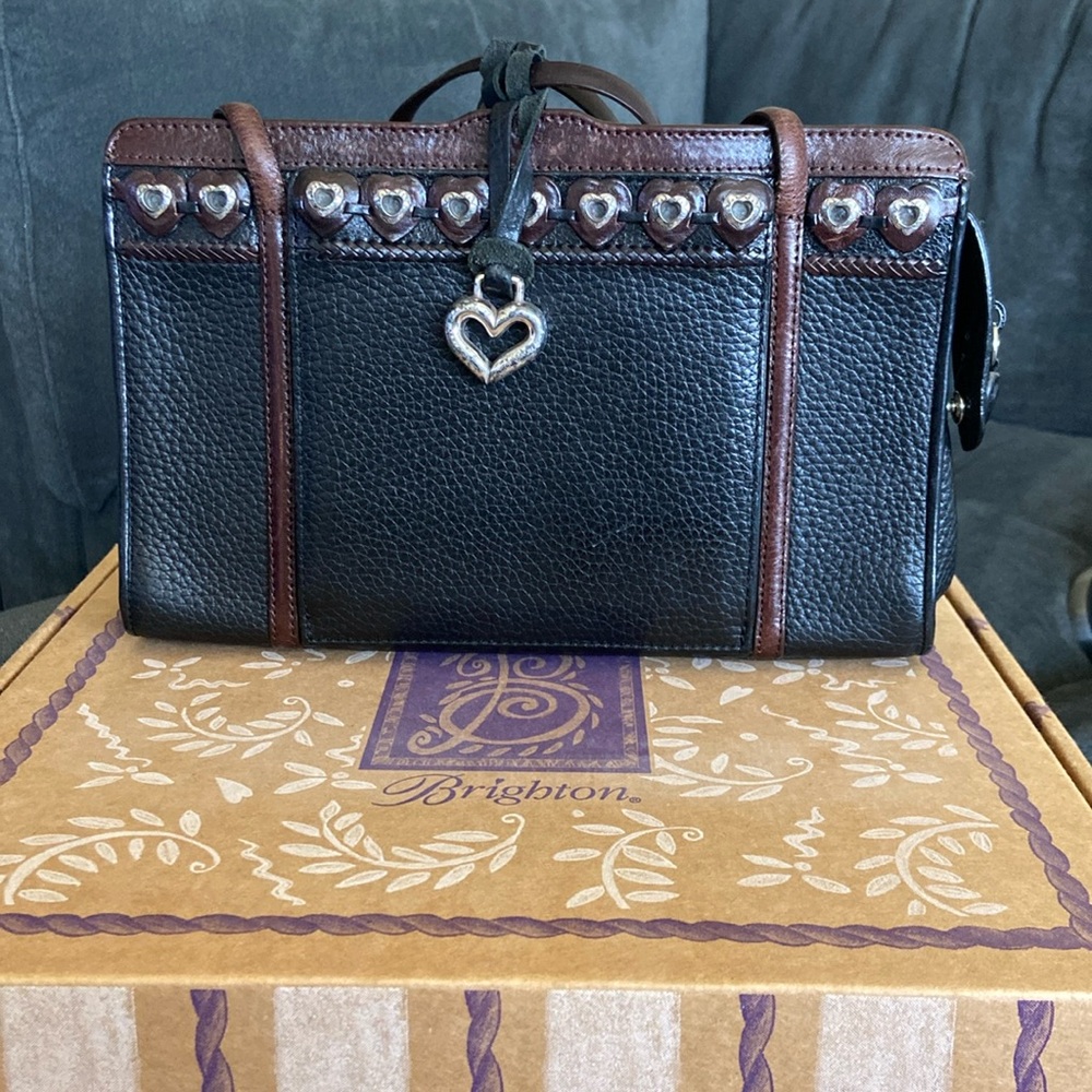 Black and Brown Brighton Paris Handbag Purse